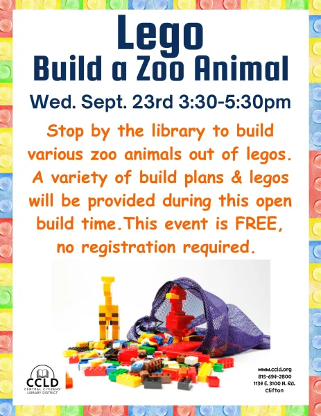 Lego: Build a Zoo Animal Drop-In