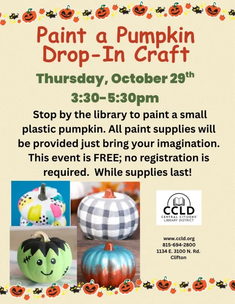 Paint a Pumpkin Drop-In
