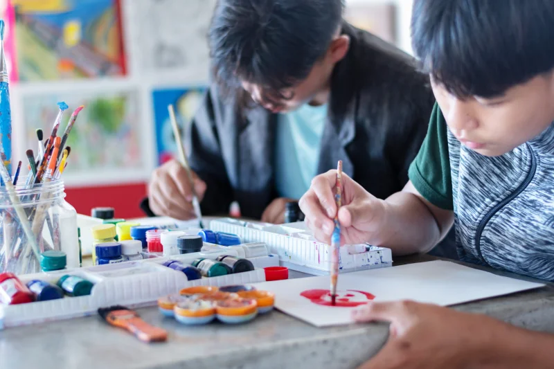 Tiny Art Show: Painting Day