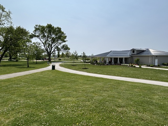 Trails surrounding Legacy park in Manteno.