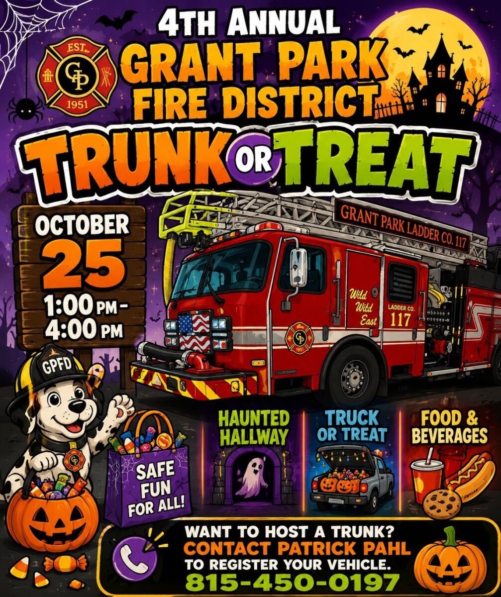 4th Annual Trunk or Treat @ Grant Park Fire District