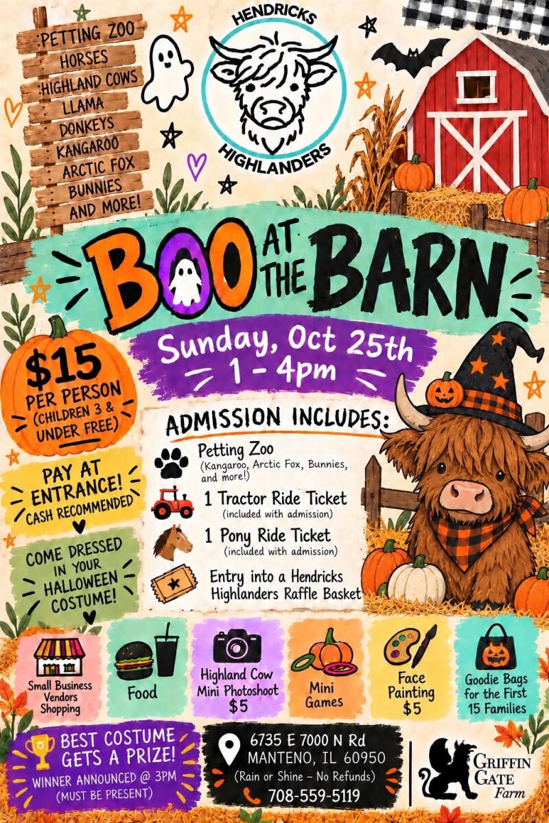 Boo at the Barn @ Hendricks Highlanders
