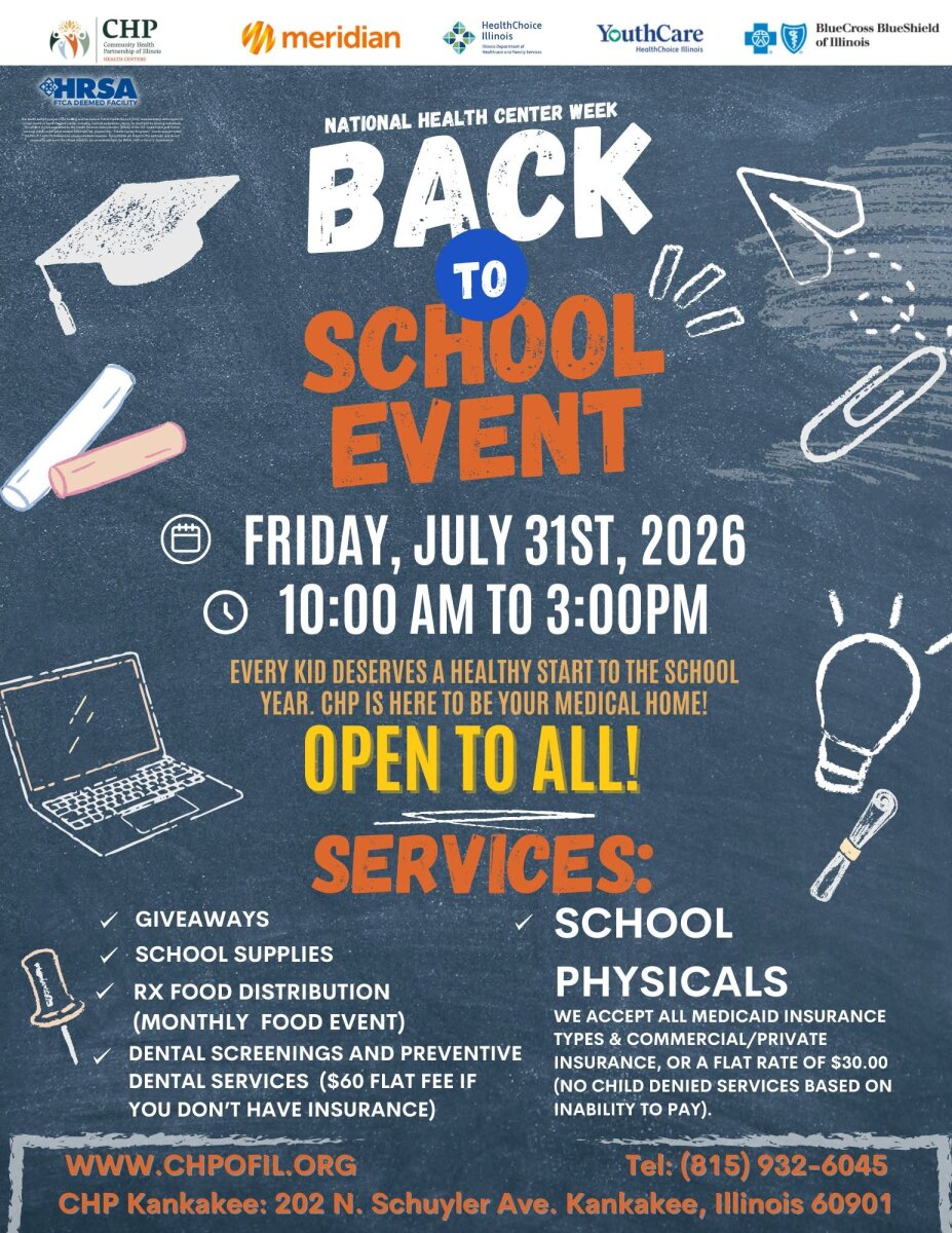 CHP Kankakee Back-to-School Event