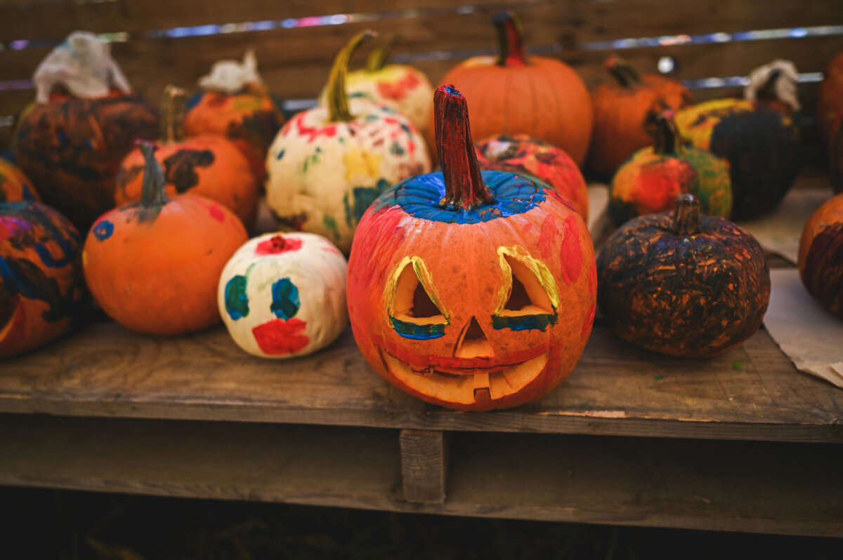 Kids & Grandparents Holiday Pumpkins